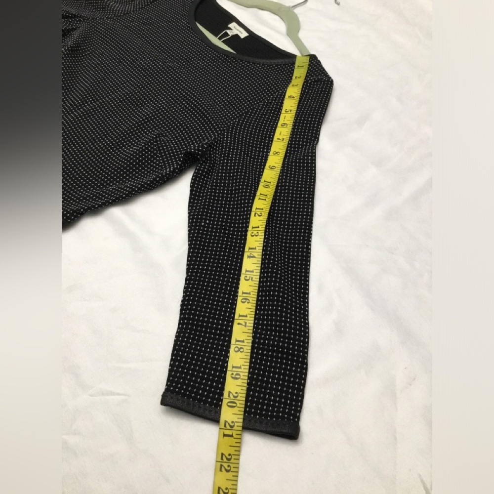 Max Studio Black and White Long Sleeve Dress - Picture 5 of 15